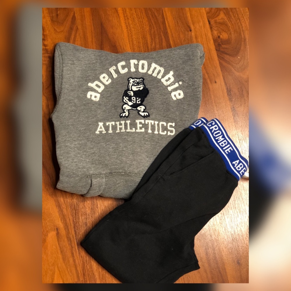 Abercrombie and Fitch hoodie and jogger boys